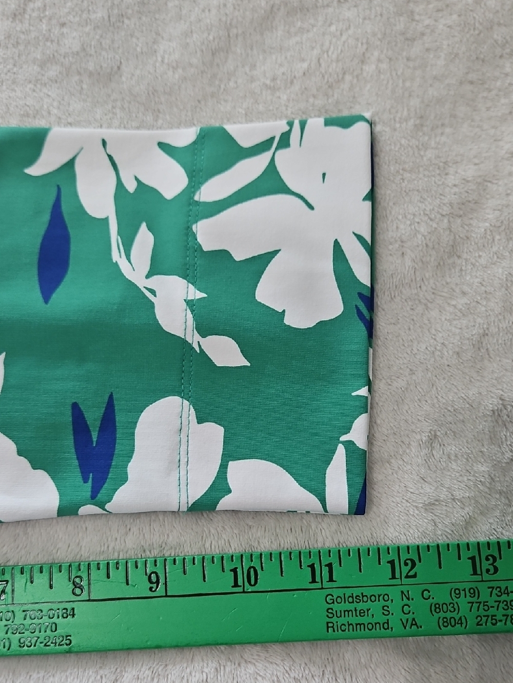 Southern Tide Leira 3/4 Sleeve UV Protection Shift Dress: Simply Green: Small - Picture 13 of 16
